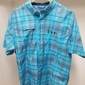 Under Armor mens L fishing shirt